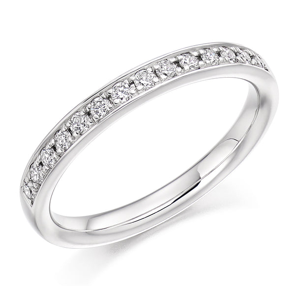 Grain-Set Half Eternity Ring, 0.30ct total (HET3351A)