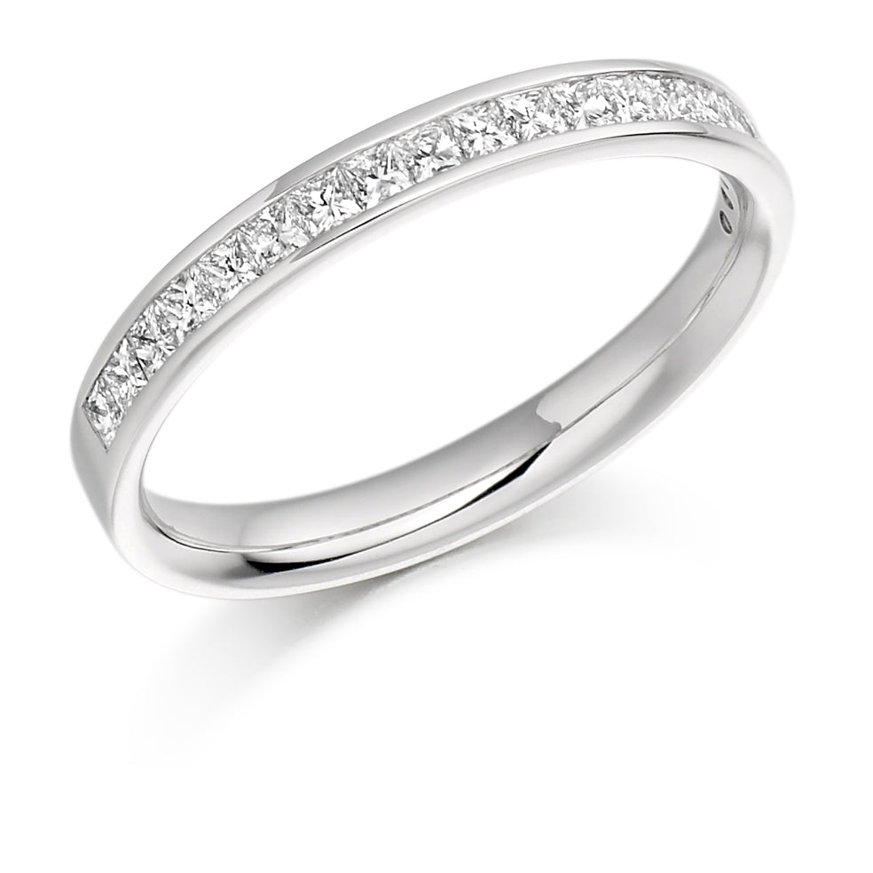 Channel-Set Half Eternity Ring, 0.65ct total (HET3570A)