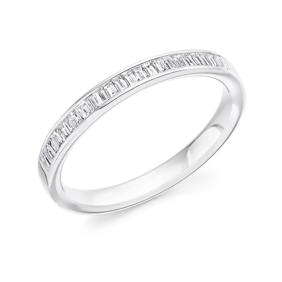 Channel-Set Half Eternity Ring, 0.40ct total (HET3622A)