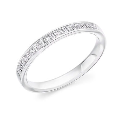 Channel-Set Half Eternity Ring, 0.40ct total (HET3622A)