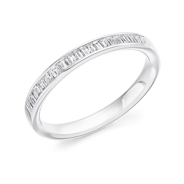 Channel-Set Half Eternity Ring, 0.40ct total (HET3622A)