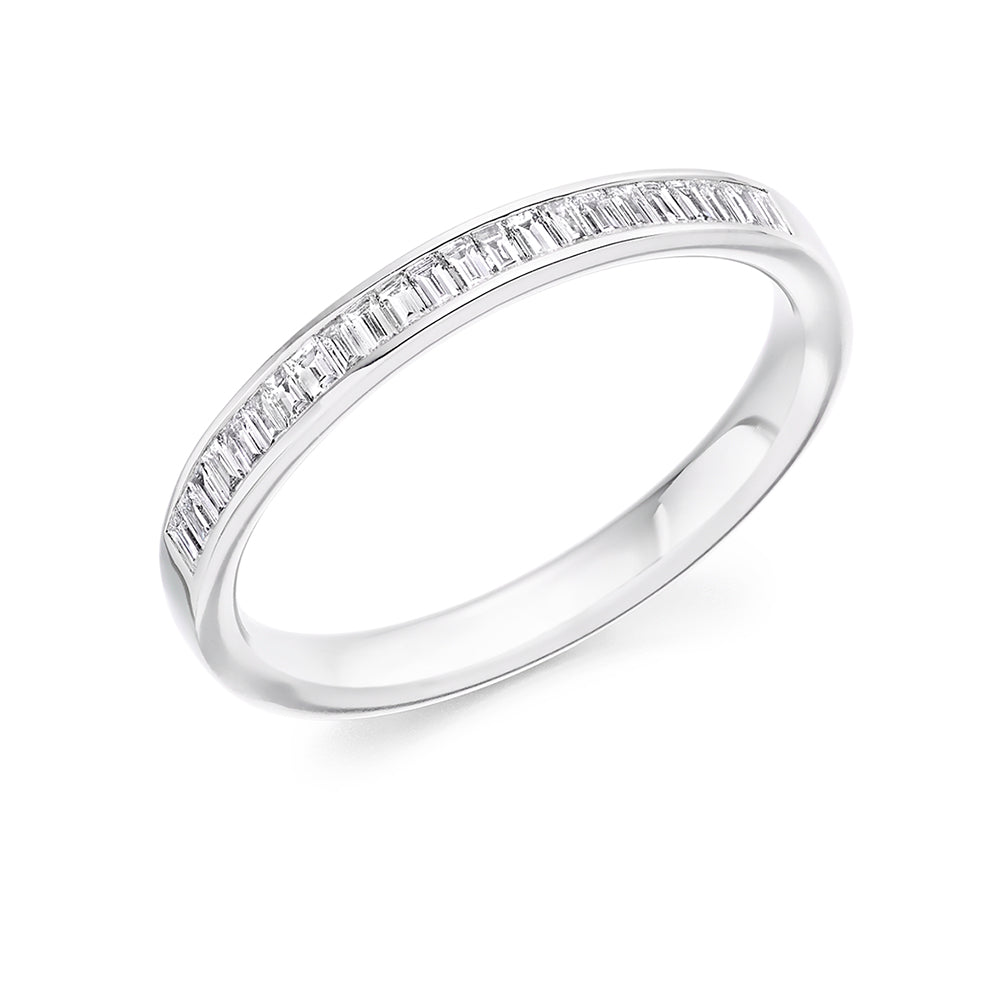 Channel-Set Half Eternity Ring, 0.45ct total (HET3623A)