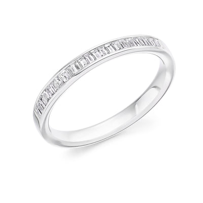 Channel-Set Half Eternity Ring, 0.45ct total (HET3623A)