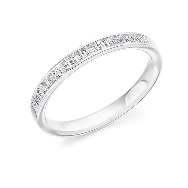 Channel-Set Half Eternity Ring, 0.45ct total (HET3623A)
