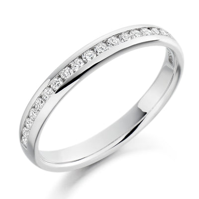Channel-Set Half Eternity Ring, 0.30ct total (HET3657A)