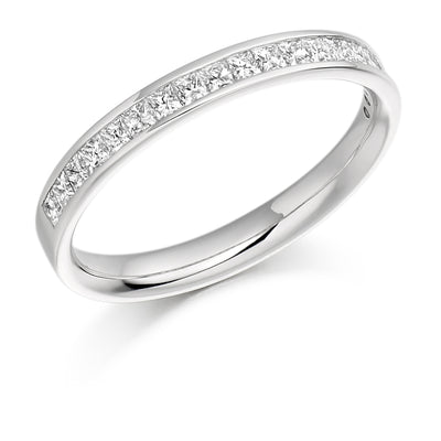Channel-Set Half Eternity Ring, 0.35ct total (HET3708A)