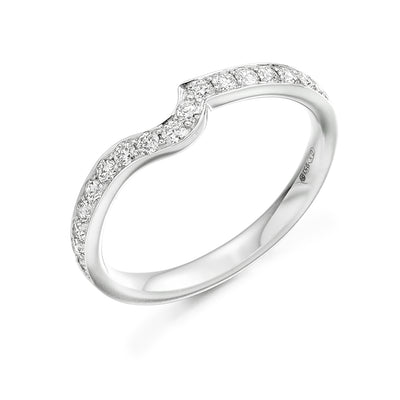 Grain-Set Half Eternity Ring, 0.25ct total (HET4033A)