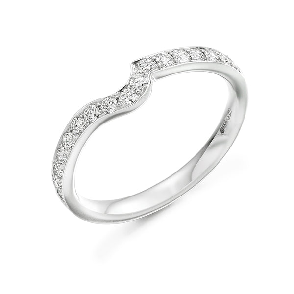 Grain-Set Half Eternity Ring, 0.25ct total (HET4033A)