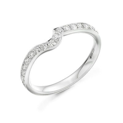 Grain-Set Half Eternity Ring, 0.25ct total (HET4035A)