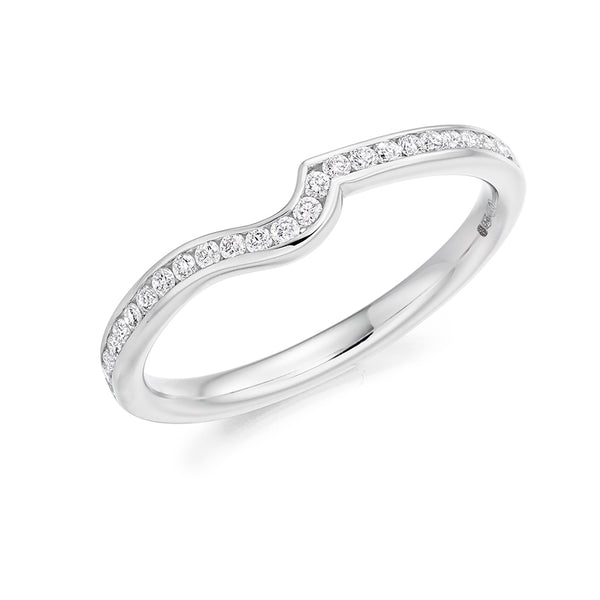 Grain-Set Half Eternity Ring, 0.25ct total (HET4136A)