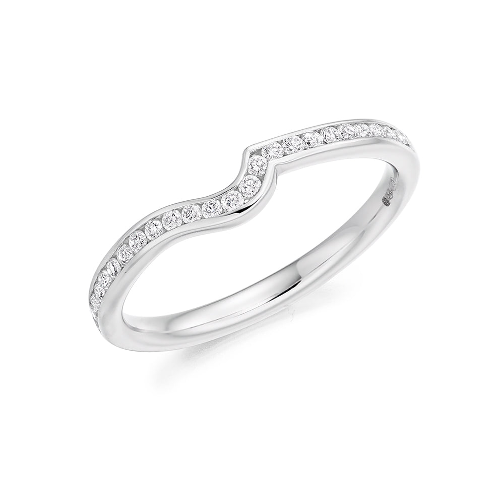 Channel-Set Half Eternity Ring, 0.25ct total (HET4138A)