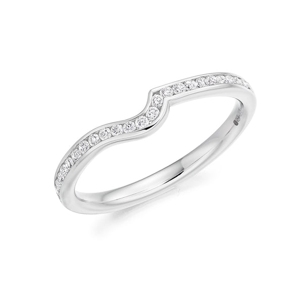 Channel-Set Half Eternity Ring, 0.25ct total (HET4138A)
