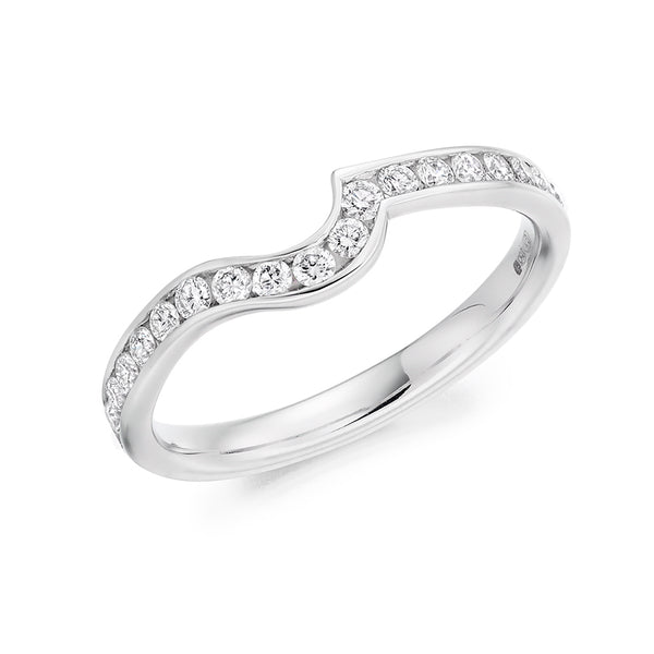 Channel-Set Half Eternity Ring, 0.25ct total (HET4139A)
