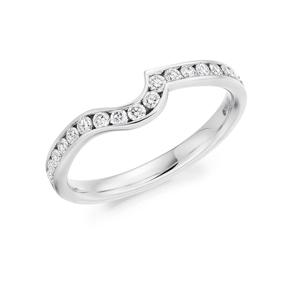 Channel-Set Half Eternity Ring, 0.25ct total (HET4140A)