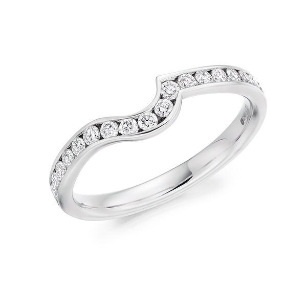 Channel-Set Half Eternity Ring, 0.25ct total (HET4140A)