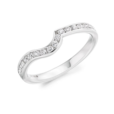 Channel-Set Half Eternity Ring, 0.25ct total (HET4141A)