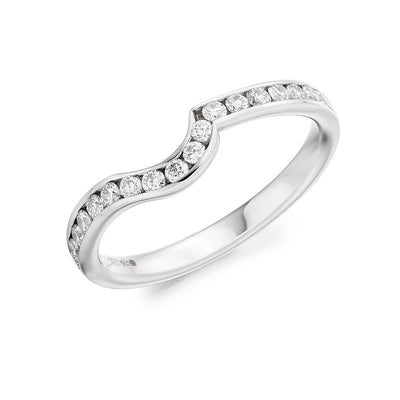 Channel-Set Half Eternity Ring, 0.25ct total (HET4142A)