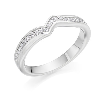 Grain-Set Half Eternity Ring, 0.25ct total (HET4265A)