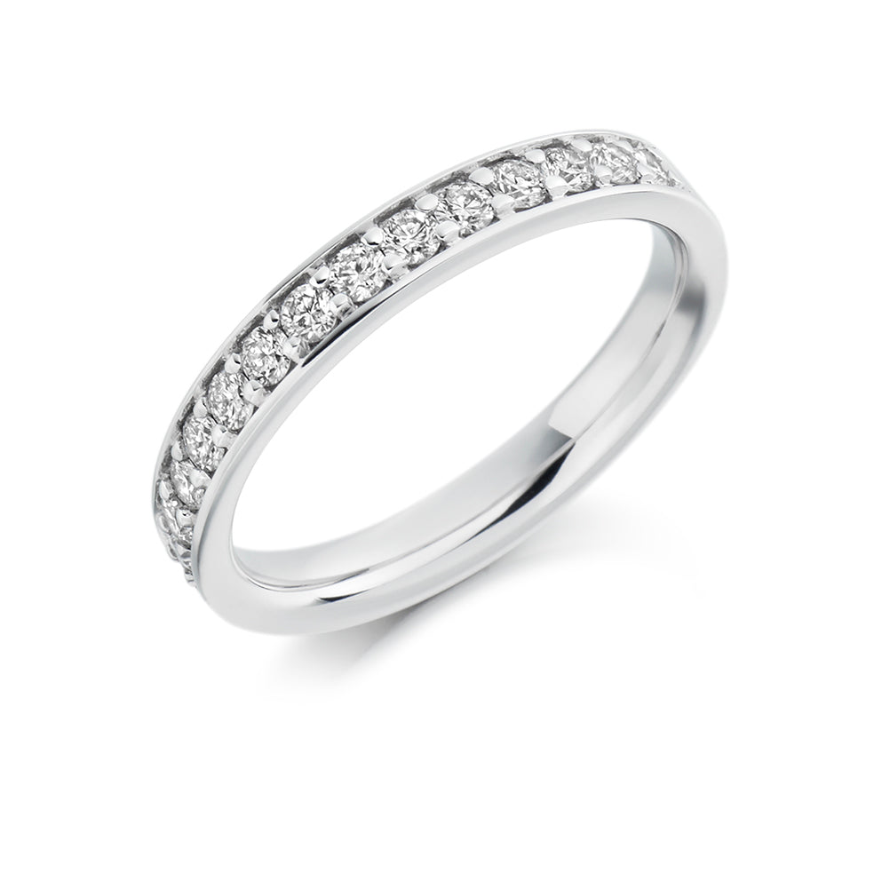 Grain-Set Half Eternity Ring, 0.30ct total (HET4297A)