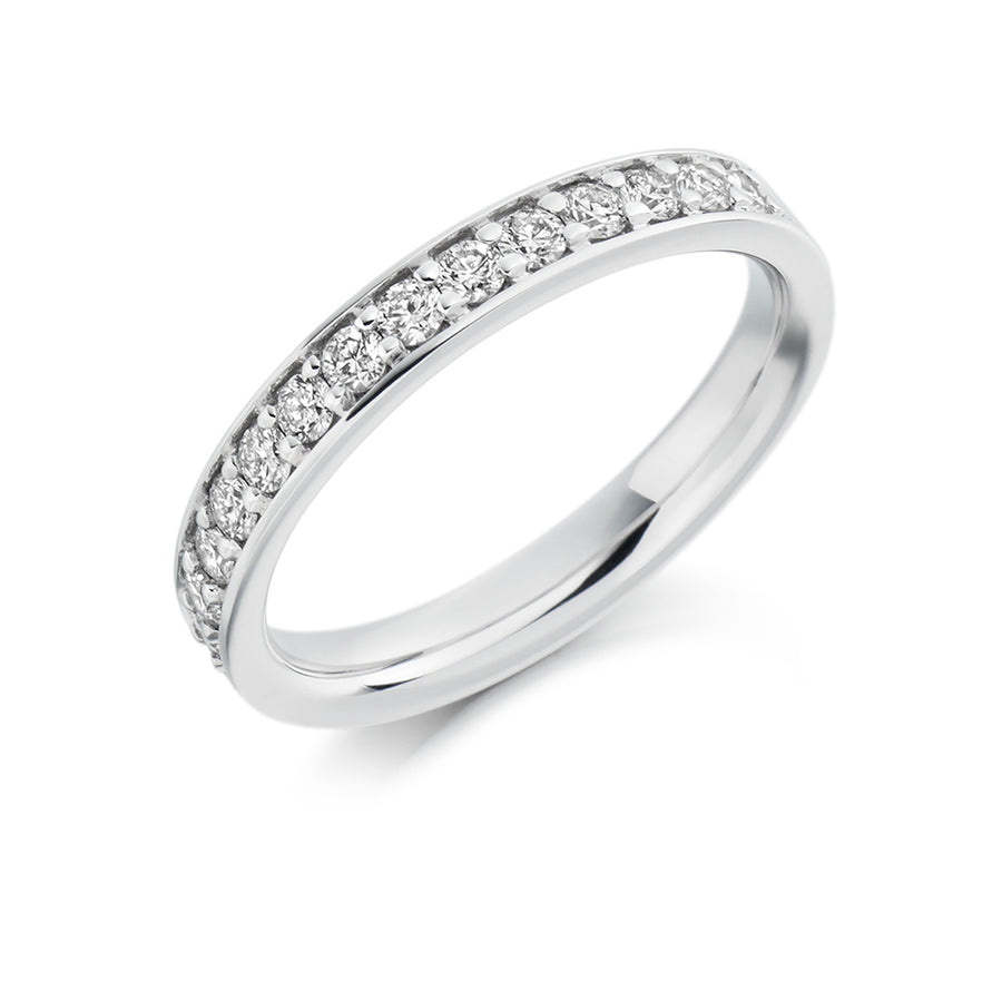 Grain-Set Half Eternity Ring, 0.30ct total (HET4297A)
