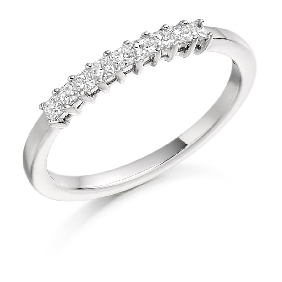 Claw-Set Half Eternity Ring, 0.27ct total