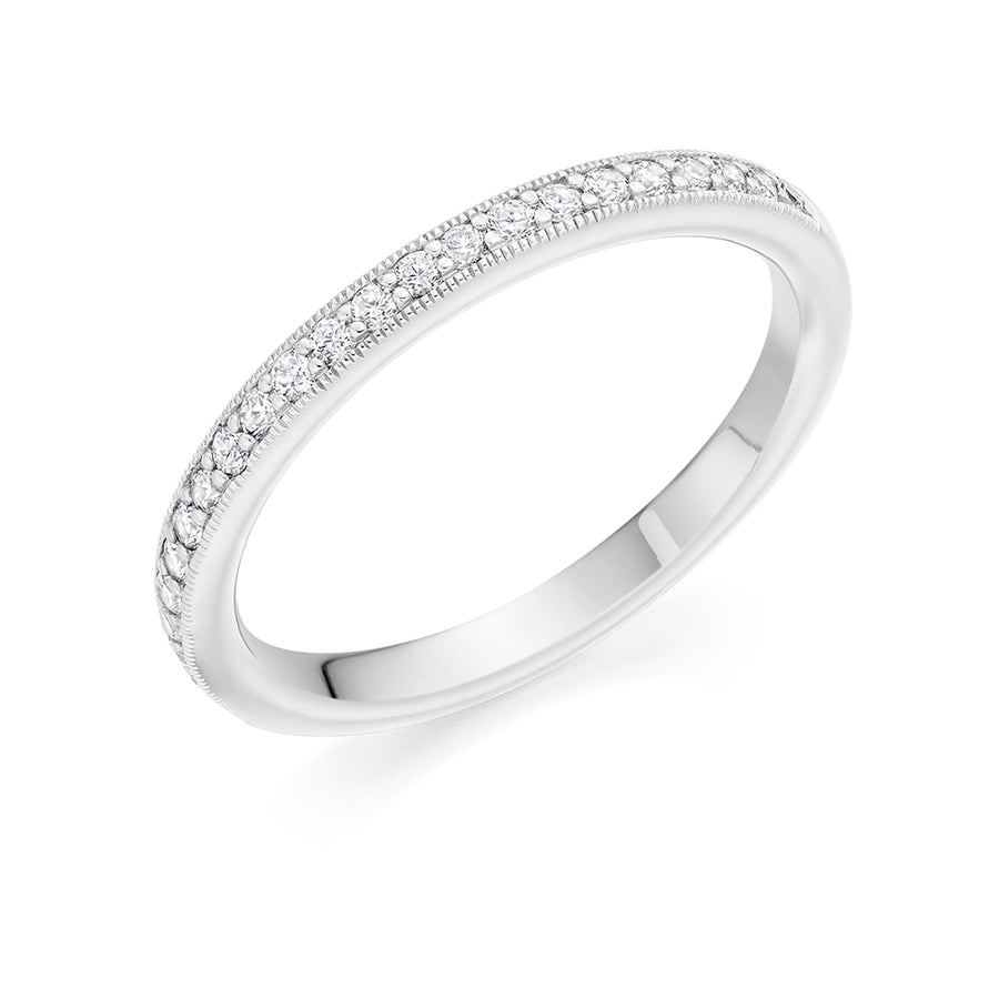 Grain-Set Half Eternity Ring, 0.30ct total (HET4747A)