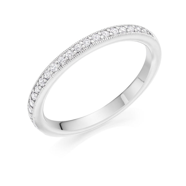 Grain-Set Half Eternity Ring, 0.30ct total (HET4749A)