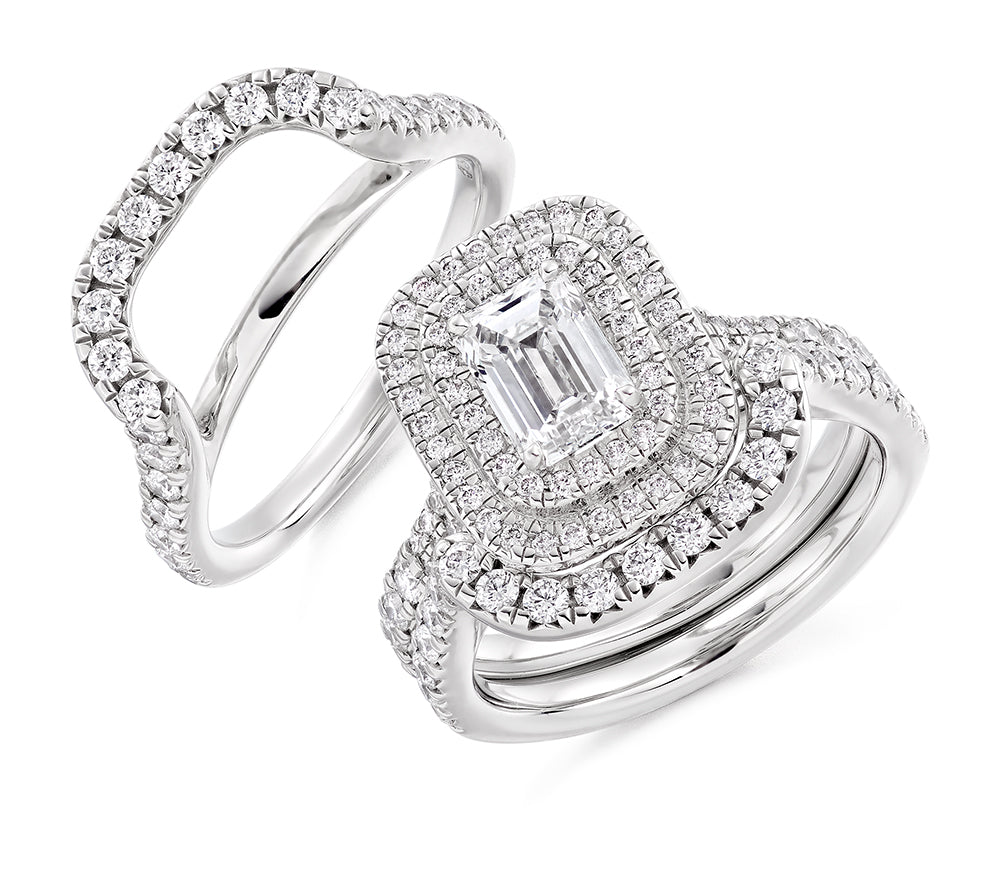 Micro-claw-Set Half Eternity Ring, 0.50ct total (HET4860B)