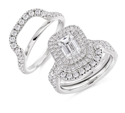 Micro-claw-Set Half Eternity Ring, 0.50ct total (HET4860B)