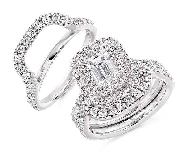 Micro-claw-Set Half Eternity Ring, 0.50ct total (HET4860B)