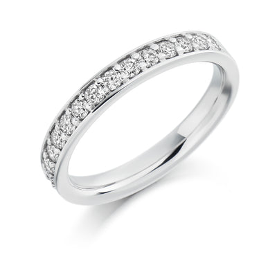 Grain-Set Half Eternity Ring, 0.30ct total (HET5254A)