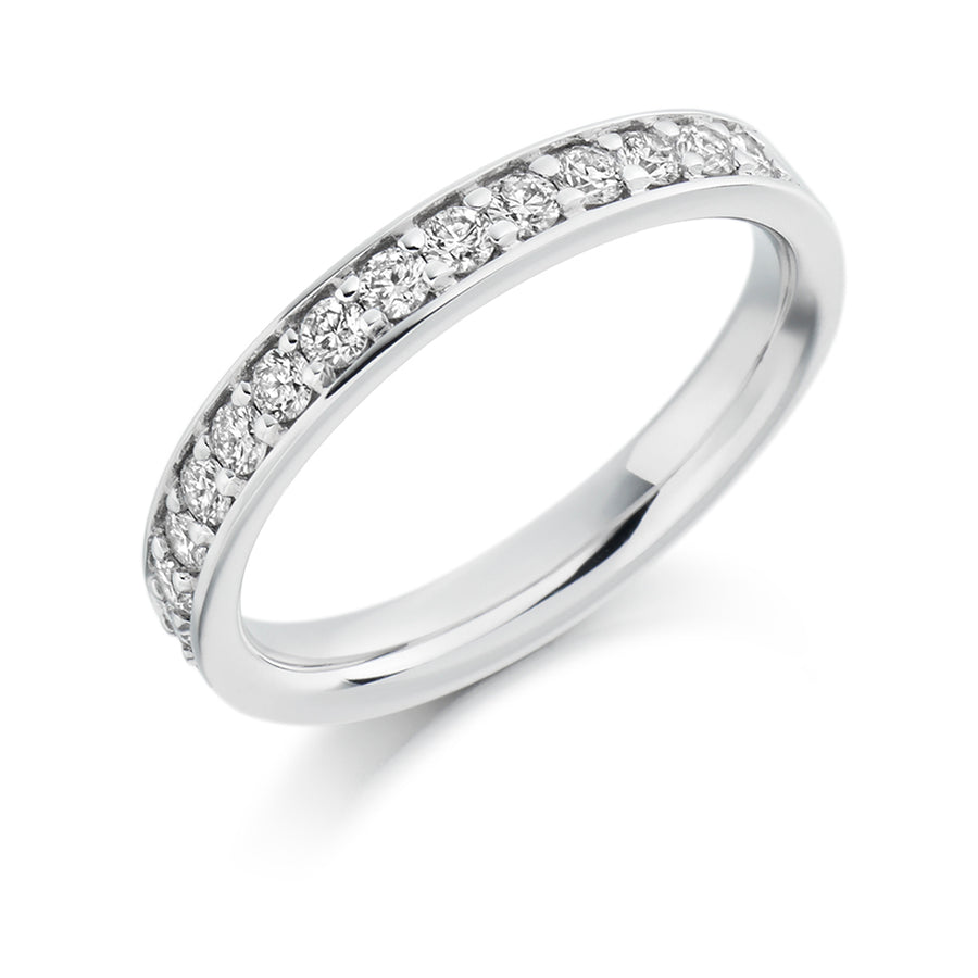 Grain-Set Half Eternity Ring, 0.30ct total (HET5254A)