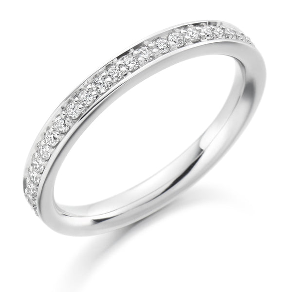 Grain-Set Half Eternity Ring, 0.35ct total (HET6162A)