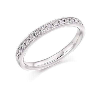 Grain-Set Half Eternity Ring, 0.30ct total (HET6204A)