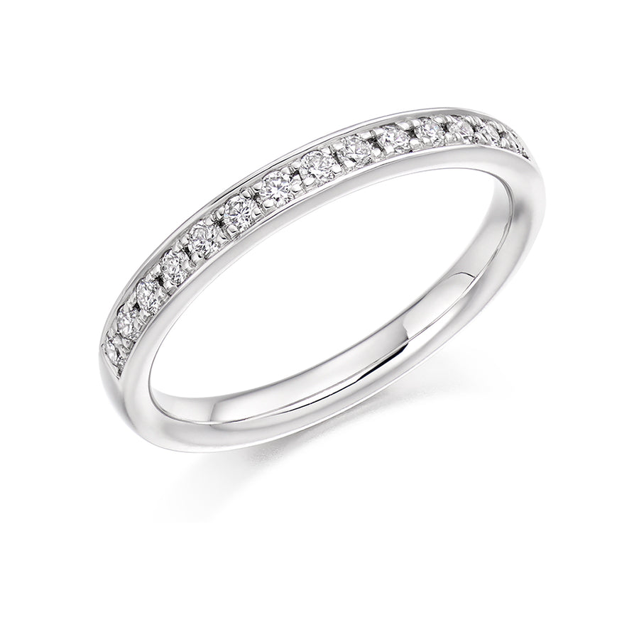 Grain-Set Half Eternity Ring, 0.30ct total (HET6204A)
