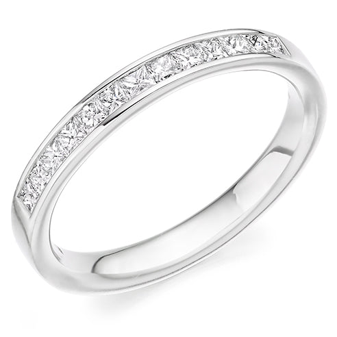 Channel-Set Half Eternity Ring, 0.5ct total (HET8003)