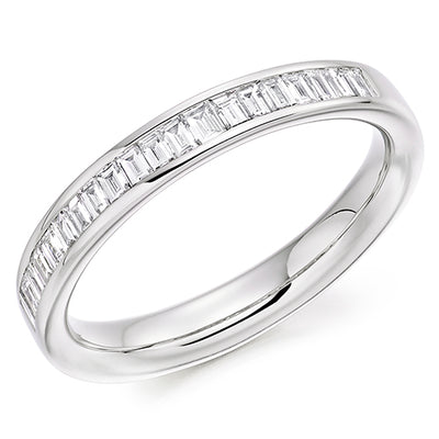 Channel-Set Half Eternity Ring, 0.33ct total (HET8004)