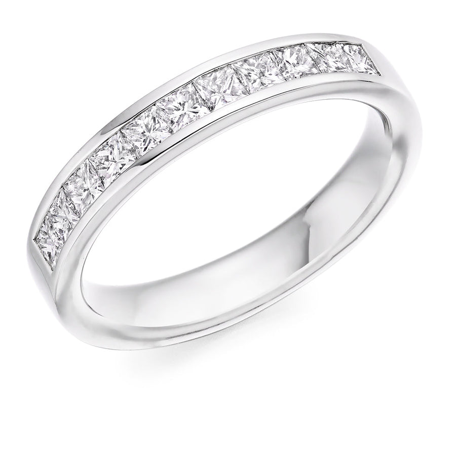 Channel-Set Half Eternity Ring, 0.6ct total (HET8045)