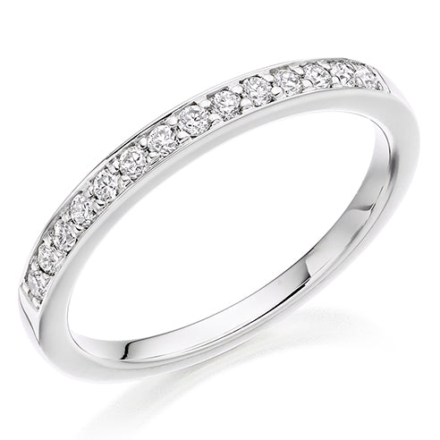 Grain-Set Half Eternity Ring, 0.3ct total (HET8073)
