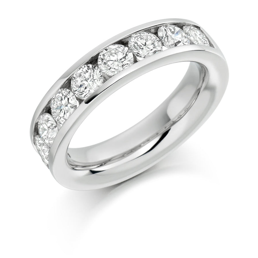 Channel-Set Half Eternity Ring, 1.5ct total (HET8842)