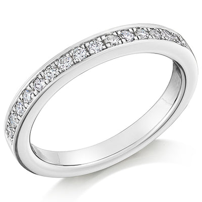 Grain-Set Half Eternity Ring, 0.3ct total (HET8885)