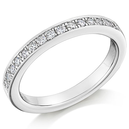 Grain-Set Half Eternity Ring, 0.3ct total (HET8885)