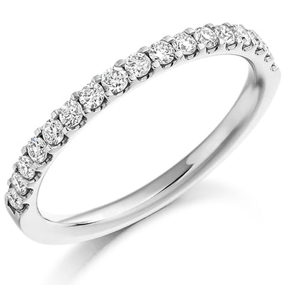 Micro-Claw Half Eternity Ring, 0.33ct total (HET8927)