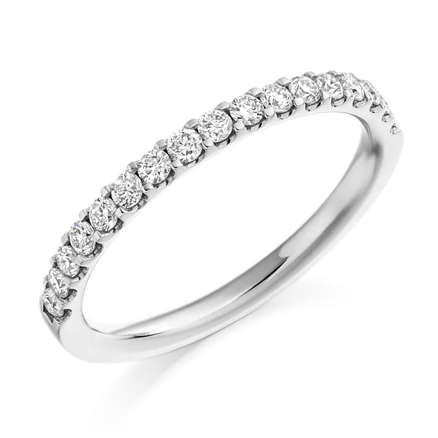 Micro-Claw Half Eternity Ring, 0.33ct total (HET8927)