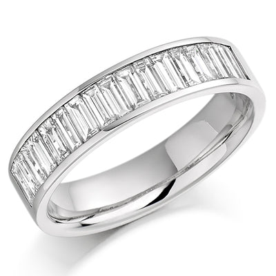 Channel-Set Half Eternity Ring, 1.0ct total (HET927)