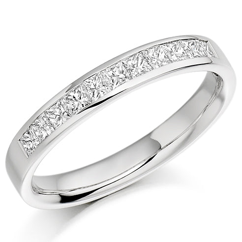 Channel-Set Half Eternity Ring, 0.5ct total (HET929)