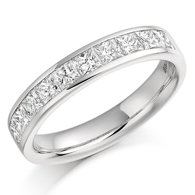 Channel-Set Half Eternity Ring, 1.0ct total (HET931)