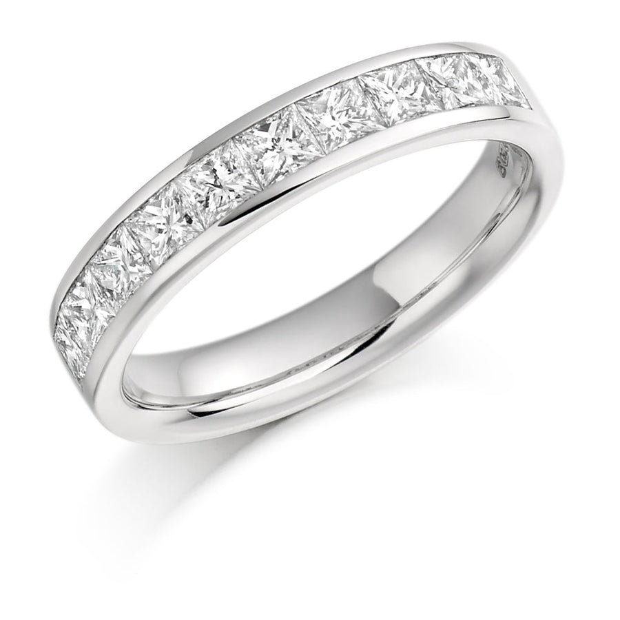 Channel-Set Half Eternity Ring, 1.0ct total (HET931)
