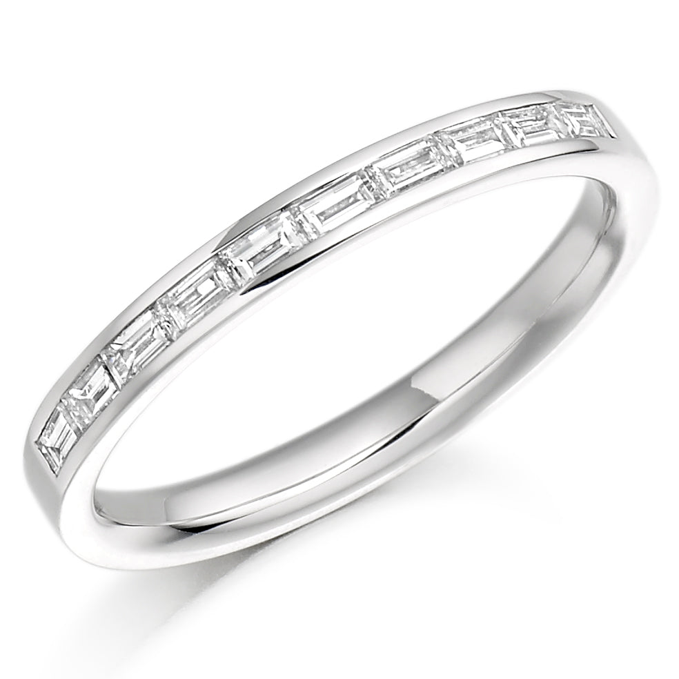 Channel-Set Half Eternity Ring, 0.30ct total (HET941)