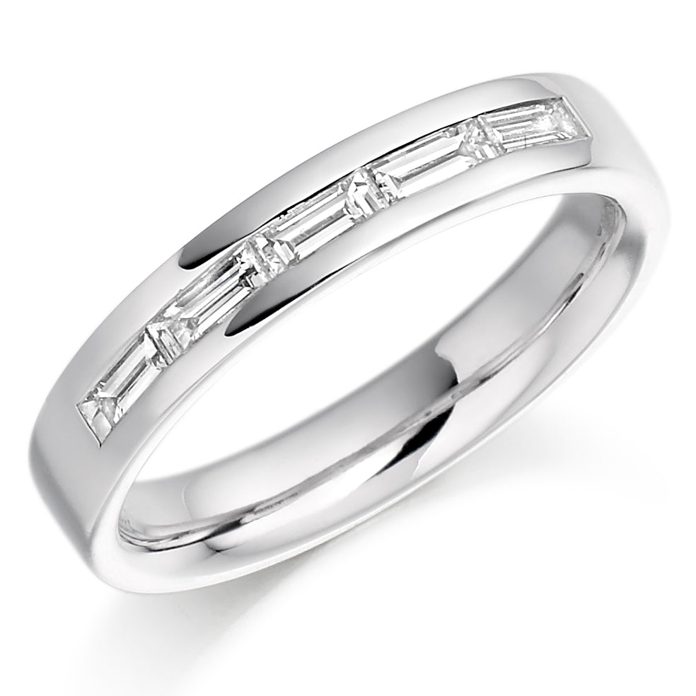Channel-Set Half Eternity Ring, 0.30ct total (HET942)